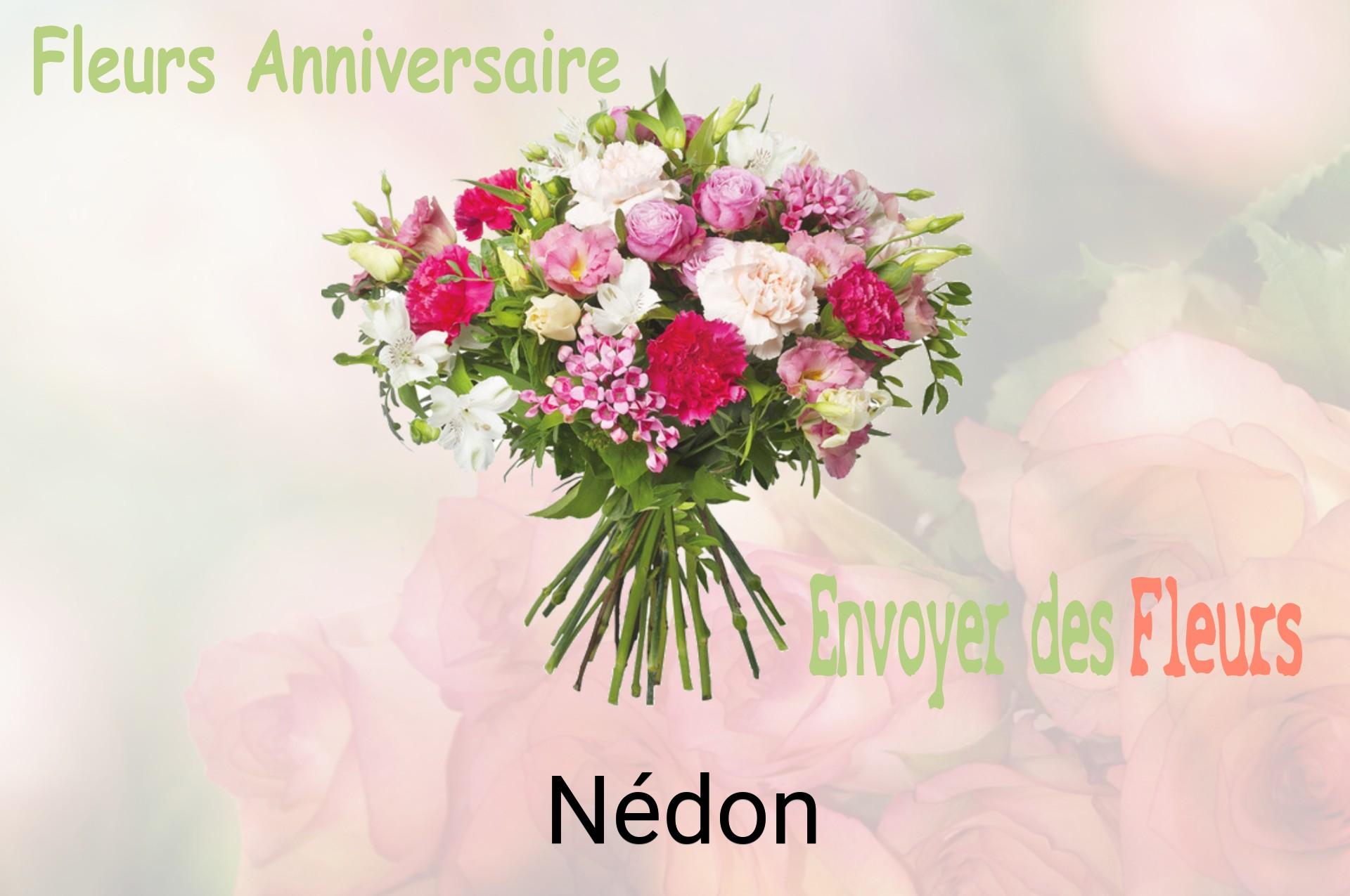 Bouquet de fleurs d’anniversaire livré à Nédon